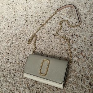 Marc Jacobs Snapshot Leather Chain Wallet